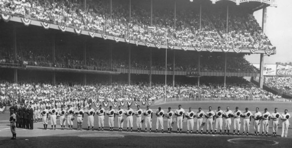 1955_World_Series_game_one